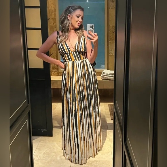 aje bubble maxi dress Violette Bubble Hem Maxi Dress